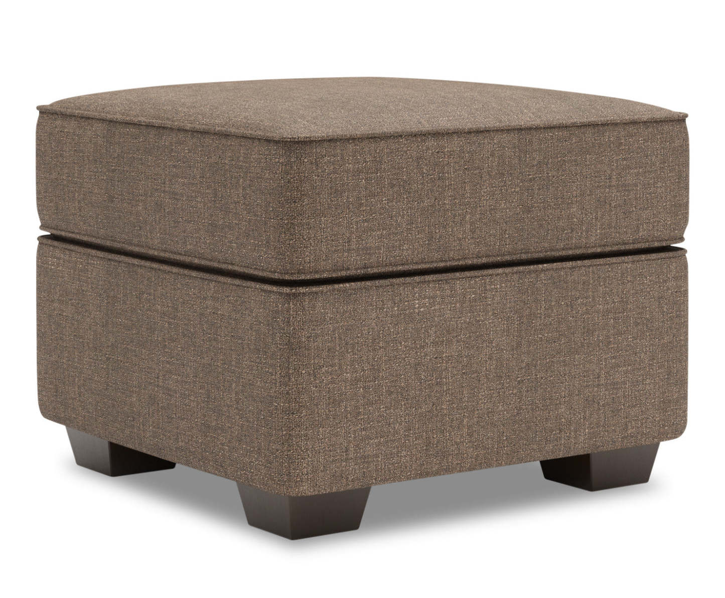 Fabriqué au Canada Canapé personnalisable Lab Roll 24 poufs en tissu d'apparence lin - Luna Praline Brown | Pouf Roll de Sofa Lab de 24 po fabriqué au Canada en tissu d'apparence lin - brun Luna Praline | RO802591