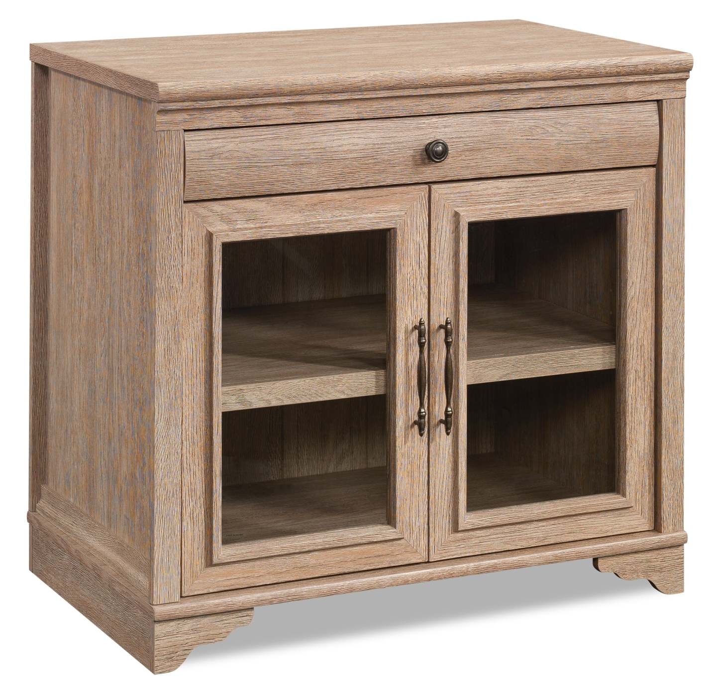 Rollingwood 31,5 Commercial Grade Storage Cabinet with Drawer - Brushed Oak|Armoire de rangement Rollingwood de 31,5 po de qualité commerciale avec tiroir - chêne brossé