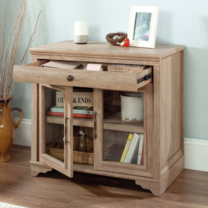 Rollingwood 31,5 Commercial Grade Storage Cabinet with Drawer - Brushed Oak|Armoire de rangement Rollingwood de 31,5 po de qualité commerciale avec tiroir - chêne brossé