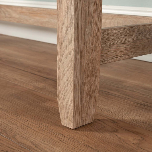 Rollingwood 54.02 Commercial Grade Writing Office Desk with 3-Drawers - Brushed Oak|Bureau de travail Rollingwood de 54,02 po de qualité commerciale à 3 tiroirs - chêne brossé