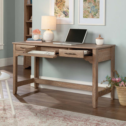Rollingwood 54.02 Commercial Grade Writing Office Desk with 3-Drawers - Brushed Oak|Bureau de travail Rollingwood de 54,02 po de qualité commerciale à 3 tiroirs - chêne brossé