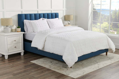 Ensemble d'édredon 3 pièces Rowan pour très grand lit - Blanc | Ensemble d'édredon Rowan 3 pièces pour très grand lit - blanc