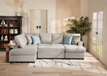 Tapis bleu Rowann – 5'3 x 7'6 | Tapis Rowann bleue - 5 pi 3 po x 7 pi 6 po | ROWANN06