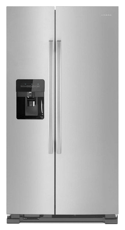 Réfrigérateur Amana de 33 21 pi³ à compartiments juxtaposés - acier inoxydable - ASI2175GRS | Amana 33 21 Cu. Ft. Side-by-Side Refrigerator - Stainless Steel - ASI2175GRS