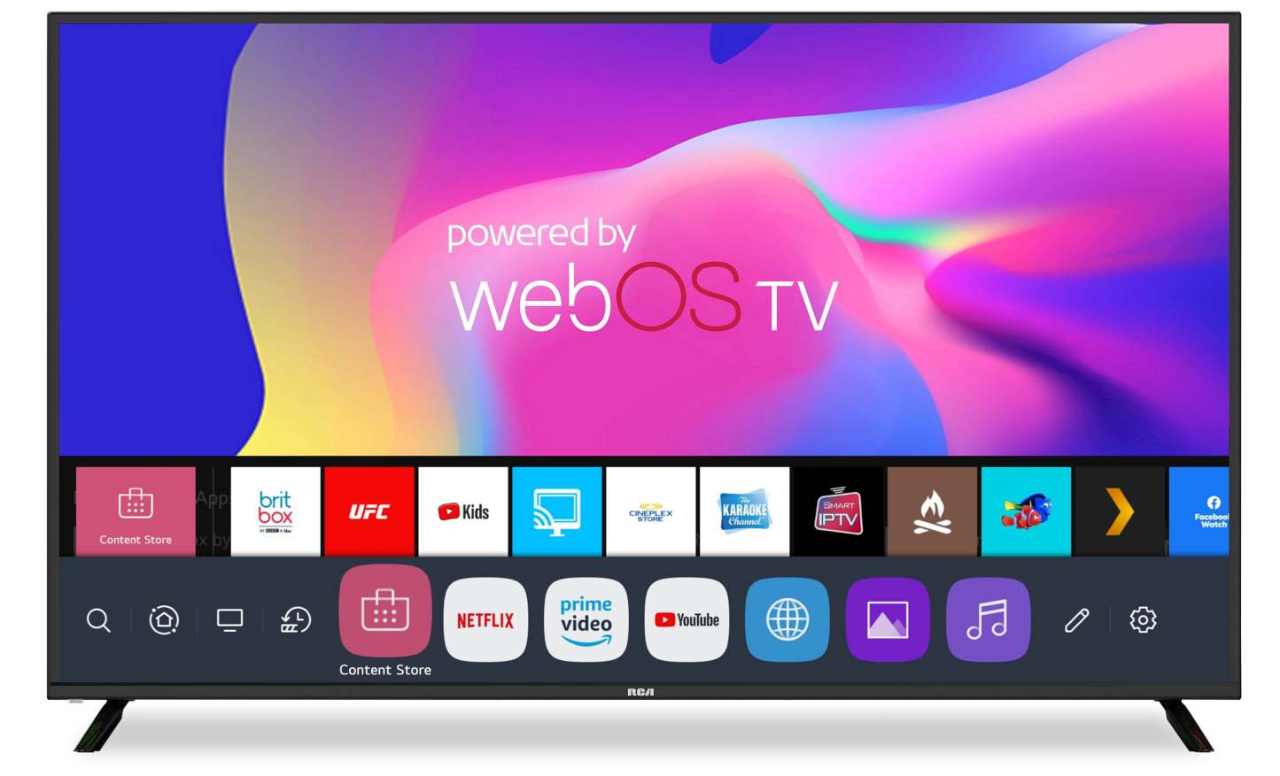 Téléviseur intelligent webOS RCA 60 4K UHD | Téléviseur intelligent RCA UHD 4K de 60 po avec webOS