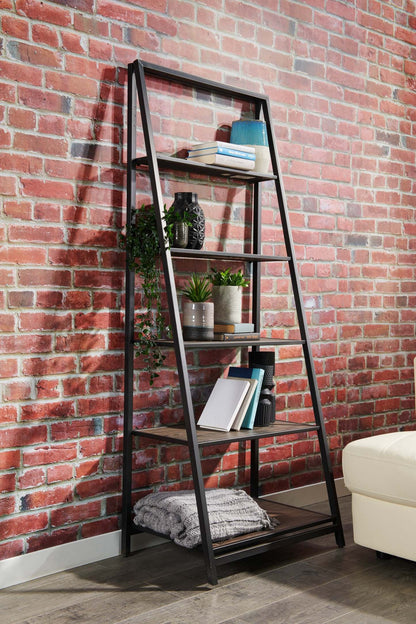 Bibliothèque ouverte 5 étagères Santa Mon 30 - Espresso|Bibliothèque Santa Mon de 30 po avec 5 tablettes ouvertes - espresso