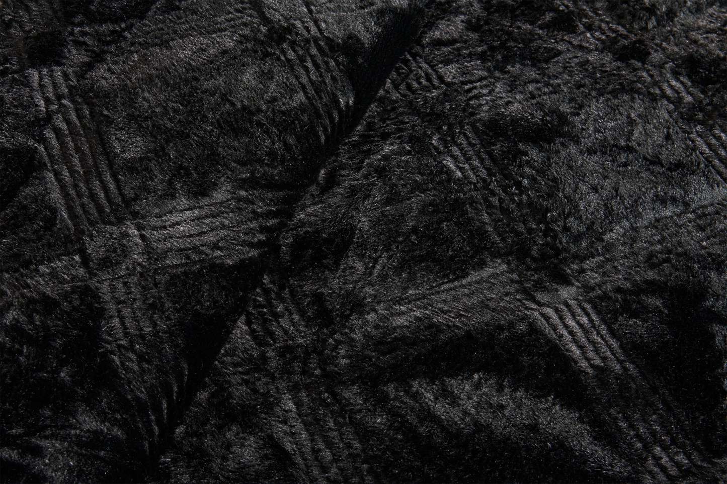 Ensemble d'édredon Serene 3 pièces pour lit double/grand lit - Noir | Ensemble d'édredon Serene 3 pièces pour lit double ou grand lit - noir