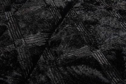 Ensemble d'édredon Serene 3 pièces pour très grand lit - Noir | Ensemble d'édredon Serene 3 pièces pour très grand lit - noir