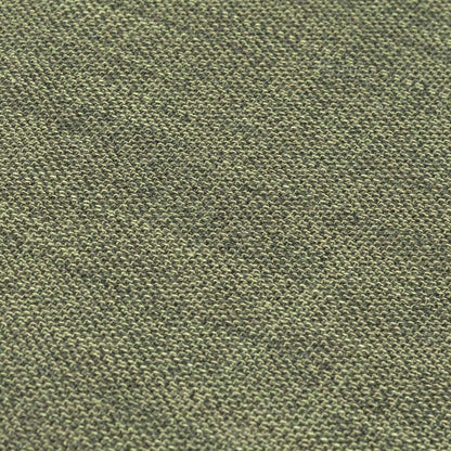 Sofa en tissu d’apparence lin Freeman 88 de Kort & Co. avec base en bois et coussins de dossier capitonnés - vert avocat