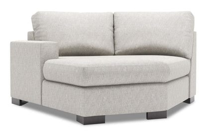 Sofa Lab Track LAF Cuddler - Luxury Silver | Fauteuil Cuddler de gauche Track de la collection Sofa Lab - Luxury Silver | TR872793