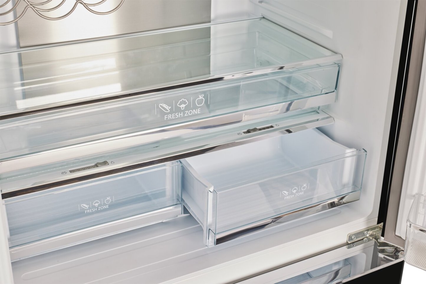 Réfrigérateur Classic Rétro par Unique de 36 po et de 21,4 pi3 de profondeur comptoir - noir minuit - UGP-595L B AC | U595LBAC