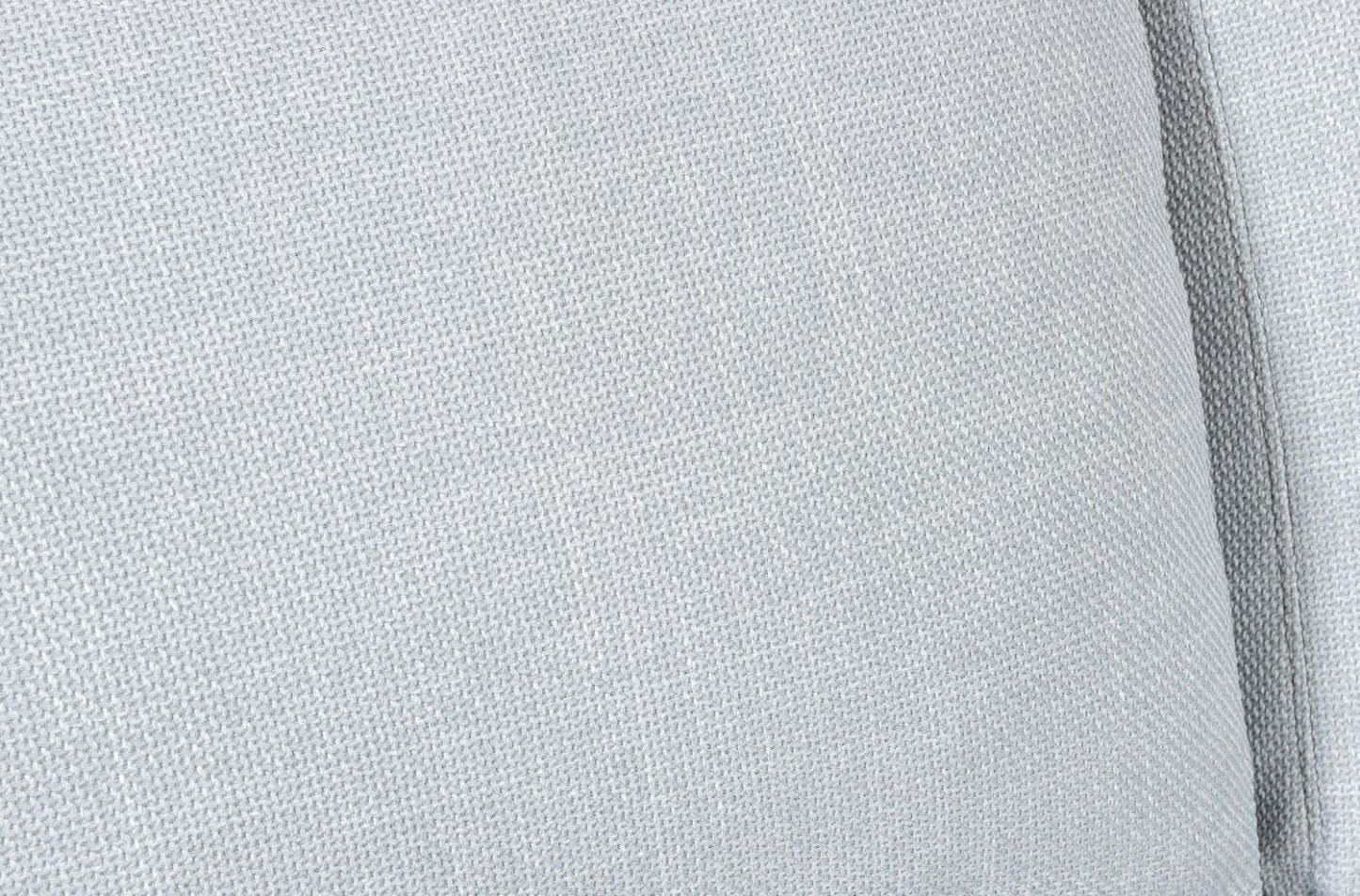 Sofa River de 87 po en tissu d’apparence lin avec base et pattes en bois - gris