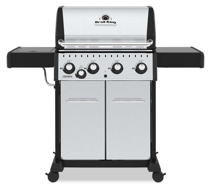 Barbecue à gaz propane Broil King Crown™ S 440 de 40 000 BTU - 865364 | Barbecue à gaz propane de 40 000 BTU Broil King CrownMC de série S 440 - 865364 | 865364LP