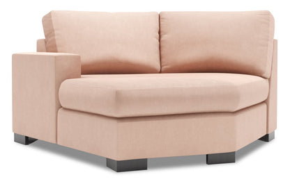 Canapé Lab Track LAF Cuddler - Pax Rose | Fauteuil Cuddler de gauche Track de la collection Sofa Lab - Pax Rose | TR873249