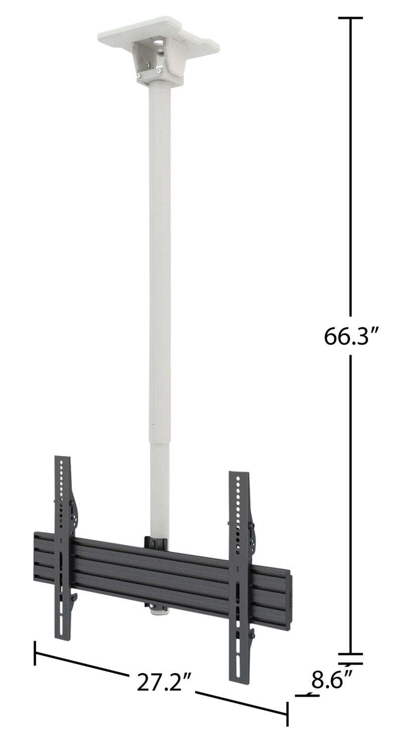 Support TV Plafond Kanto CM600 entièrement articulé pour téléviseurs de 30 po à 70 po - CM600W | CM600WCM