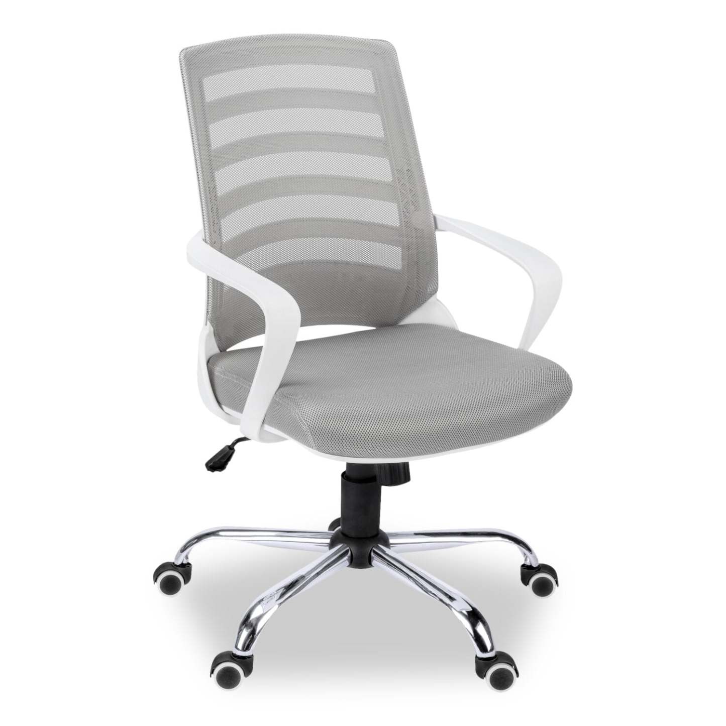 Felton 24 Office Chair - White with Grey Mesh|Chaise de bureau Felton de 24 po - blanche avec mailles grises