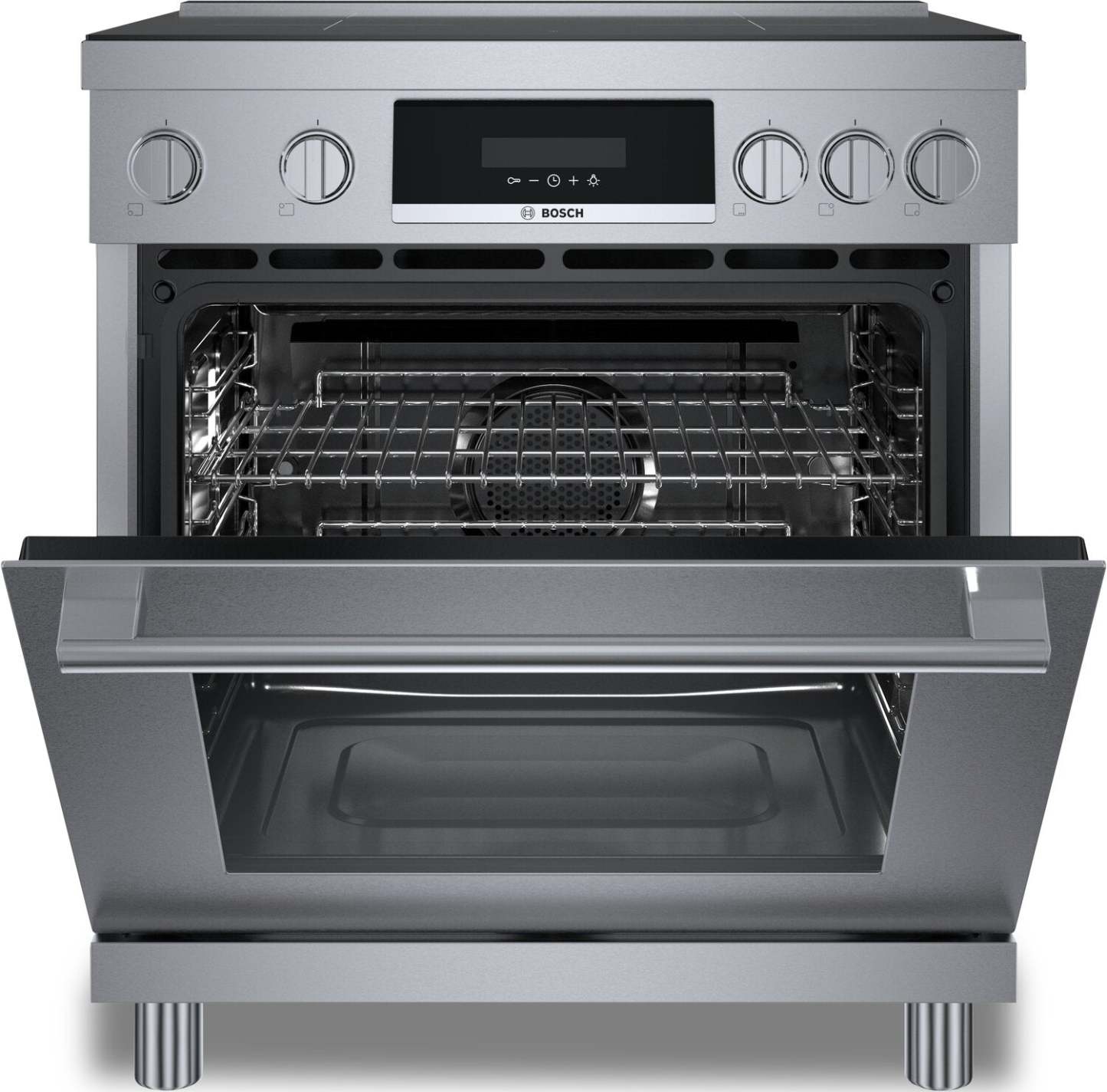 Bosch Série 800 3,9 Cu. Fort. Cuisinière électrique à induction - HIS8055C | Cuisinière électrique à induction Bosch de série 800 de 3,9 pi3 - HIS8055C | SON8055C