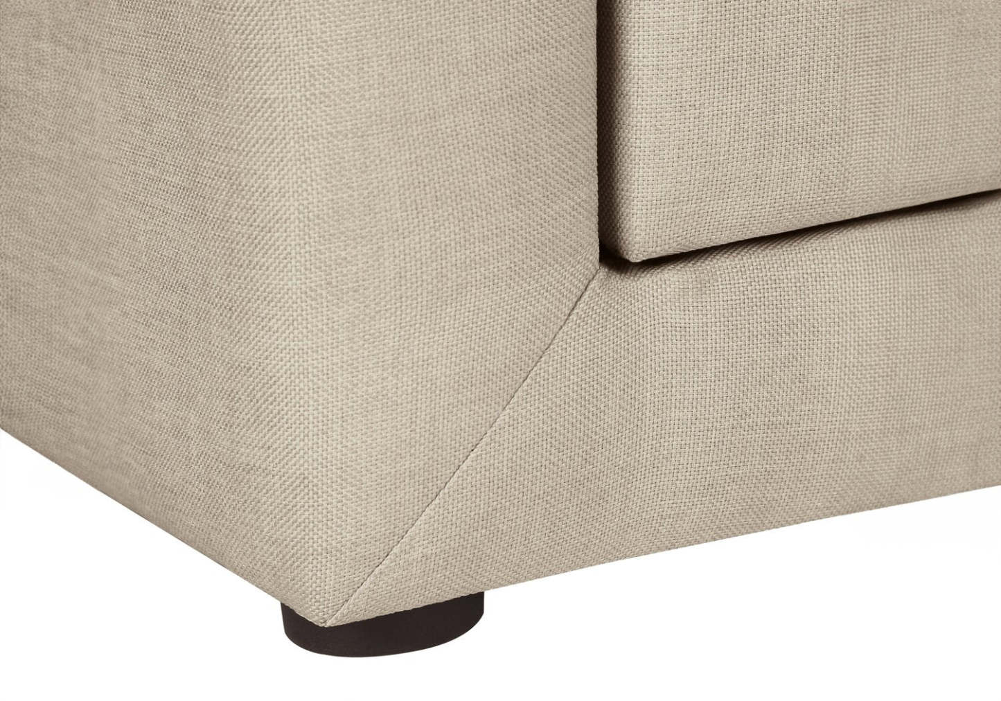 Zara Upholstered Bedside 2-Drawer Nightstand, 20.5W x 20.75H - Beige | Table de nuit rembourrée Zara de 20,5 po (l) x 20,75 po (H) à 2 tiroirs - beige