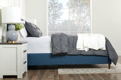 Couverture en coton à 4 épaisseurs pour très grand lit Veranda &amp; Grove - Blanc | Couverture Veranda &amp; Grove en coton à 4 canapés pour très grand lit - blanche