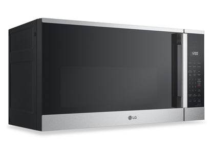 LG 1,8 Cu. Fort. Micro-ondes intelligent à cuisinière avec EasyClean® - MVEM1825X | Quatre à micro-ondes à hotte intégrée intelligente LG de 1,8 pi3 avec EasyCleanMC - MVEM1825X