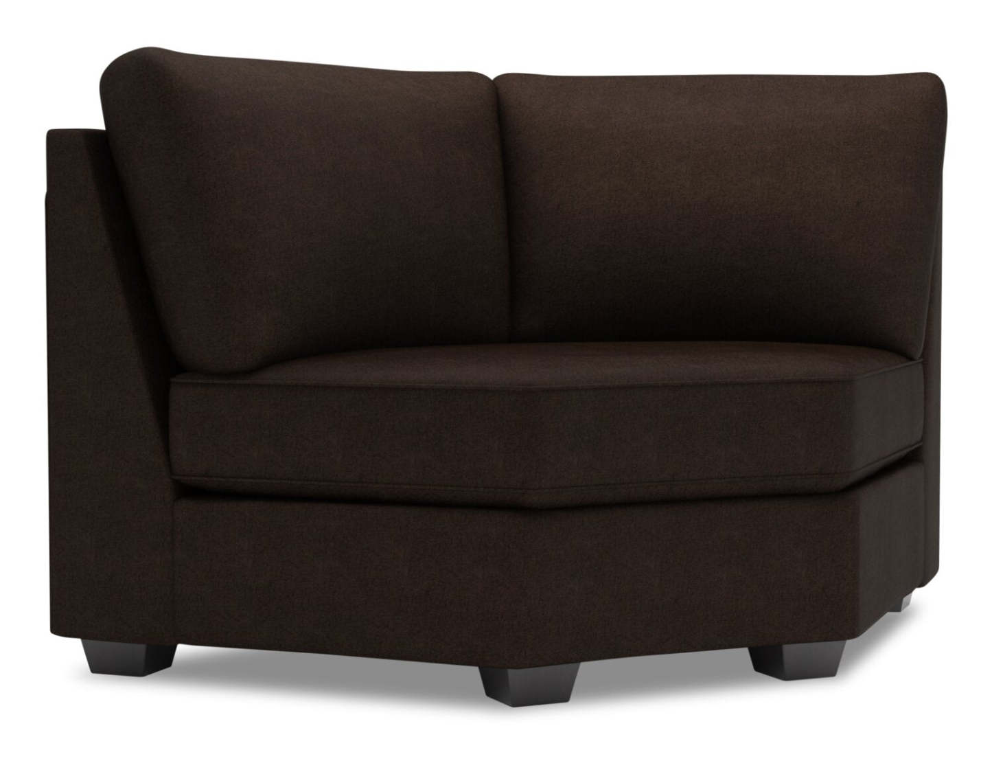 Sofa Lab Roll Curved Wedge - Chocolat de luxe | Fauteuil courbé en coin Roll de la collection Sofa Lab - Chocolat de luxe | RO843293