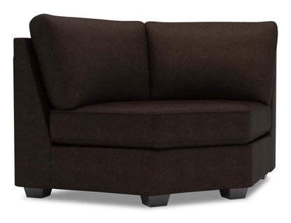 Sofa Lab Roll Curved Wedge - Chocolat de luxe | Fauteuil courbé en coin Roll de la collection Sofa Lab - Chocolat de luxe | RO843293