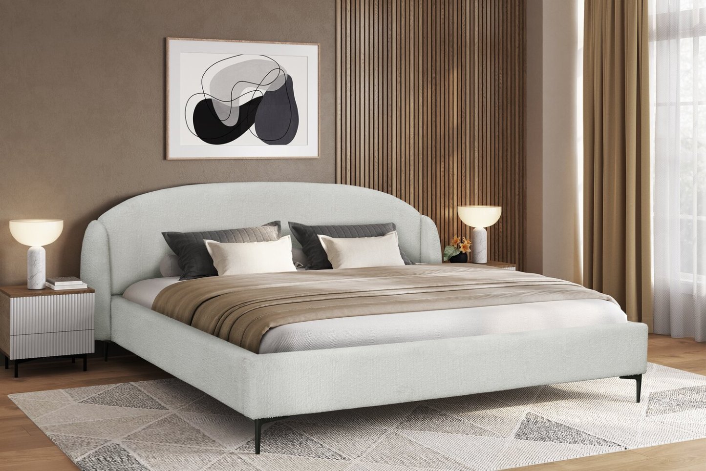 Luna King Bed | Très grand lit Luna