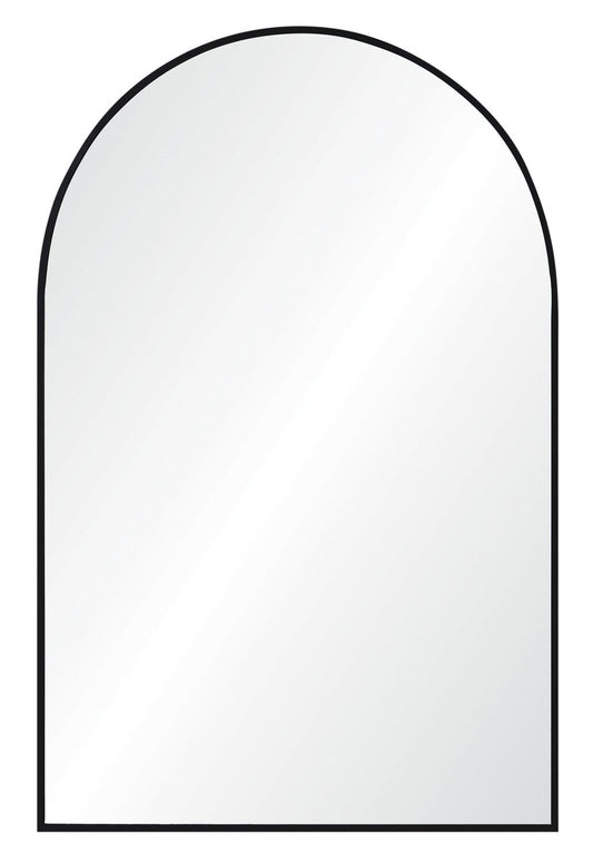 Miroir noir en forme d'arche - 24 x 36 | Miroir en forme d'arche noir - 24 po x 36 po | MT2451MR