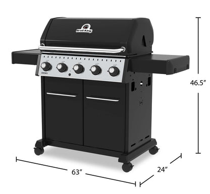 Barbecue à gaz propane de 45 000 BTU Broil King CrownMC de série 520 - 866254  | 866254LP