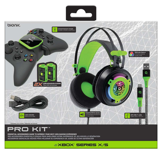 Kit Bionik Xbox Series S/X Pro - DG-090846 | Ensemble professionnel pour la console Xbox X/S - DG-090846 | BNK9084X