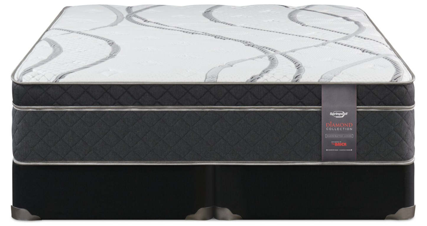 Ensemble matelas à Euro-plateau Radiant de Springwall pour très grand lit