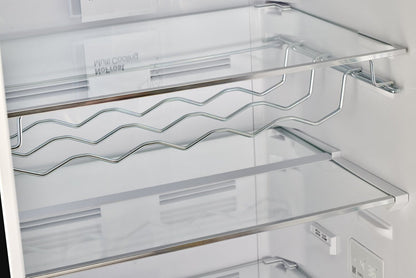 Réfrigérateur Classic Rétro par Unique de 24 po et de 12 pi3 à congélateur inférieur - noir minuit - UGP-340L B AC | U340LBAC