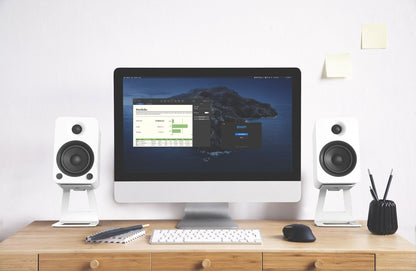 Kanto Living SE4 Socles élevés pour haut-parleur - SE4W | Socles élevés pour haut-parleur Kanto Living SE4 - SE4W | SE4WHTSS