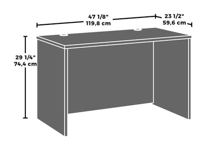 Affirm 47.17 Commercial Grade Office Desk - Cerisier classique|Bureau Affirm de 47,17 po de qualité commerciale - cerisier classique