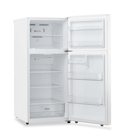 LG 28 18 Cu. Fort. Réfrigérateur à congélateur supérieur prêt pour le garage - Blanc - LT18S2100W | Réfrigérateur LG de 18 pi³ et de 28 po à congélateur supérieur qui convient à une installation dans un garage - blanc - LT18S2100W | LT18S21W