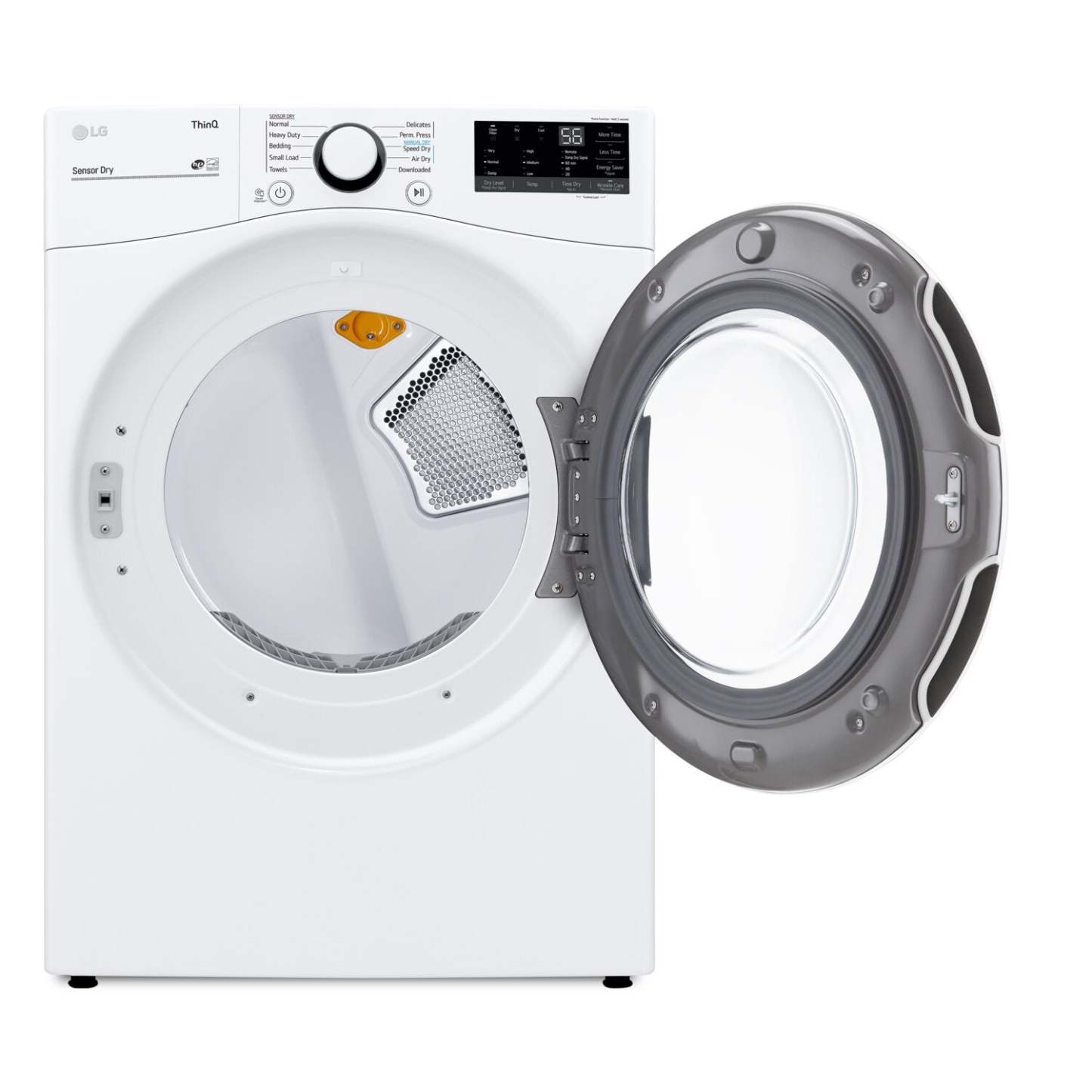 LG 7.4 Cu. Ft. Smart Electric Dryer - White - Stackable - DLE3600W | Sécheuse électrique intelligente LG de 7,4 pi³ - blanche - empilable - DLE3600W