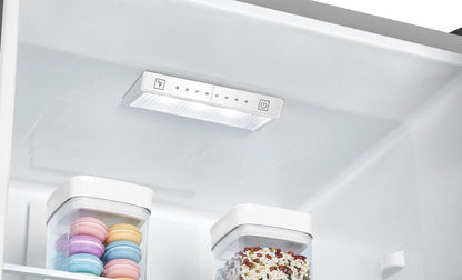 Réfrigérateur Hisense de 10,7 pi³ et de 23,4 po à congélateur inférieur - titane - RB12A2CSE | Hisense 23,4 10,7 Cu. Fort. Réfrigérateur à congélateur inférieur - Titane - RB12A2CSE