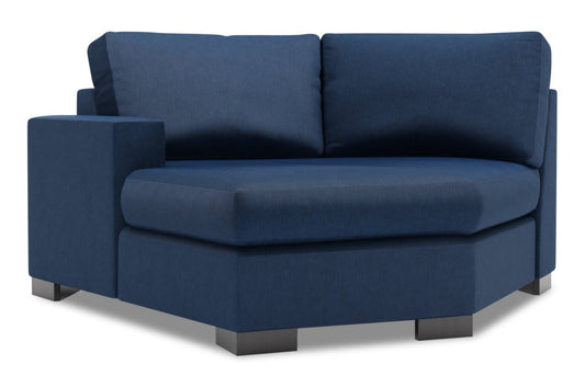 Sofa Lab Track LAF Cuddler - Pax Navy | Fauteuil Cuddler de gauche Track de la collection Sofa Lab - Pax Navy | TR873149