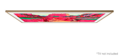 Cadre décoratif personnalisable pour téléviseur The Frame Pro de 65 po de Samsung - teck moderne