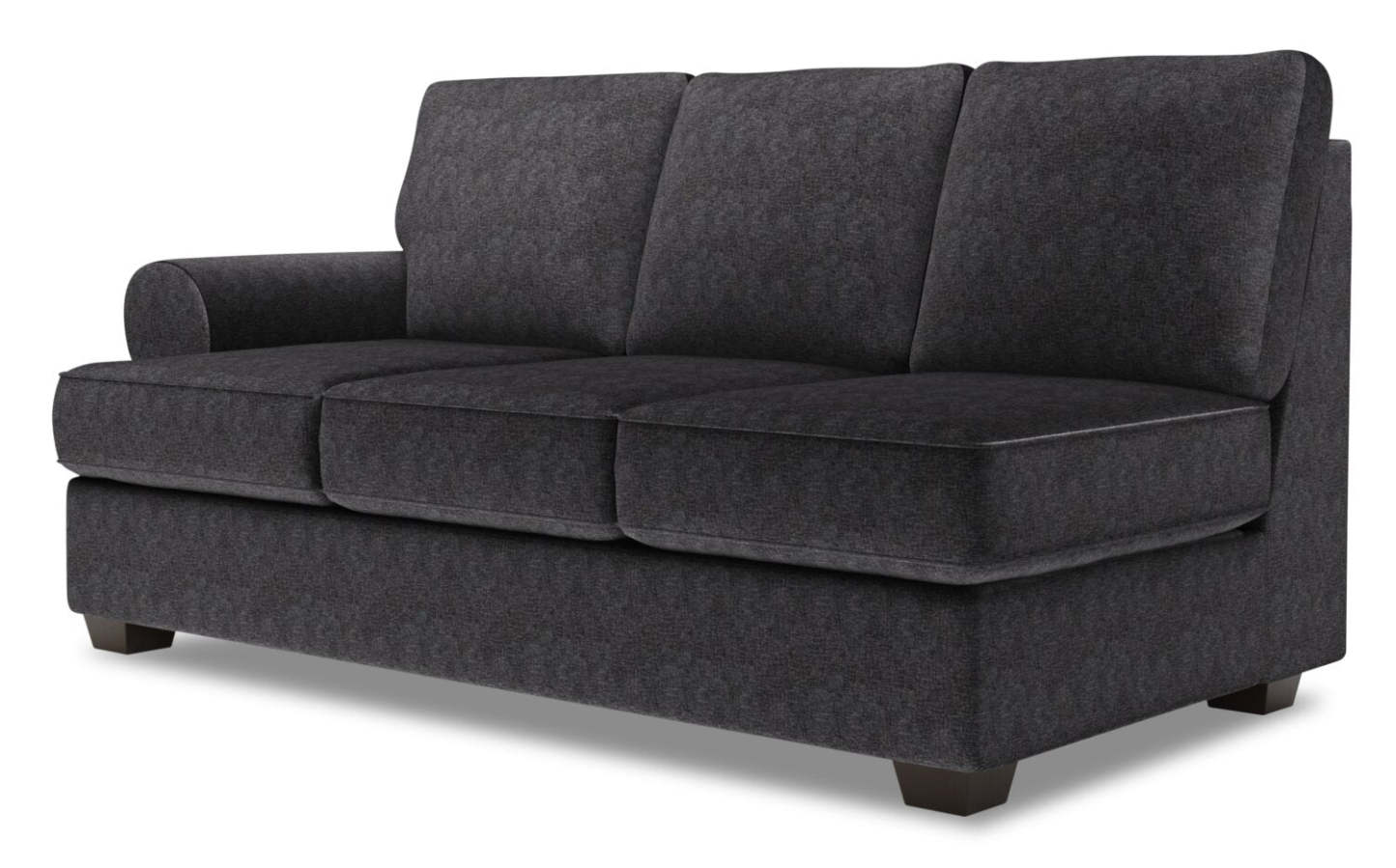 Sofa Lab Roll LAF Sofa - Luxury Charcoal | Sofa de gauche Roll de la collection Sofa Lab - Luxury Charcoal | RO132993
