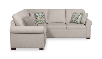 Scott Living Haven 3-Piece Chenille Fabric Sleeper Sectional - Grey | Sofa-lit sectionnel Haven de Scott Living 3 pièces en tissu de chenille - gris
