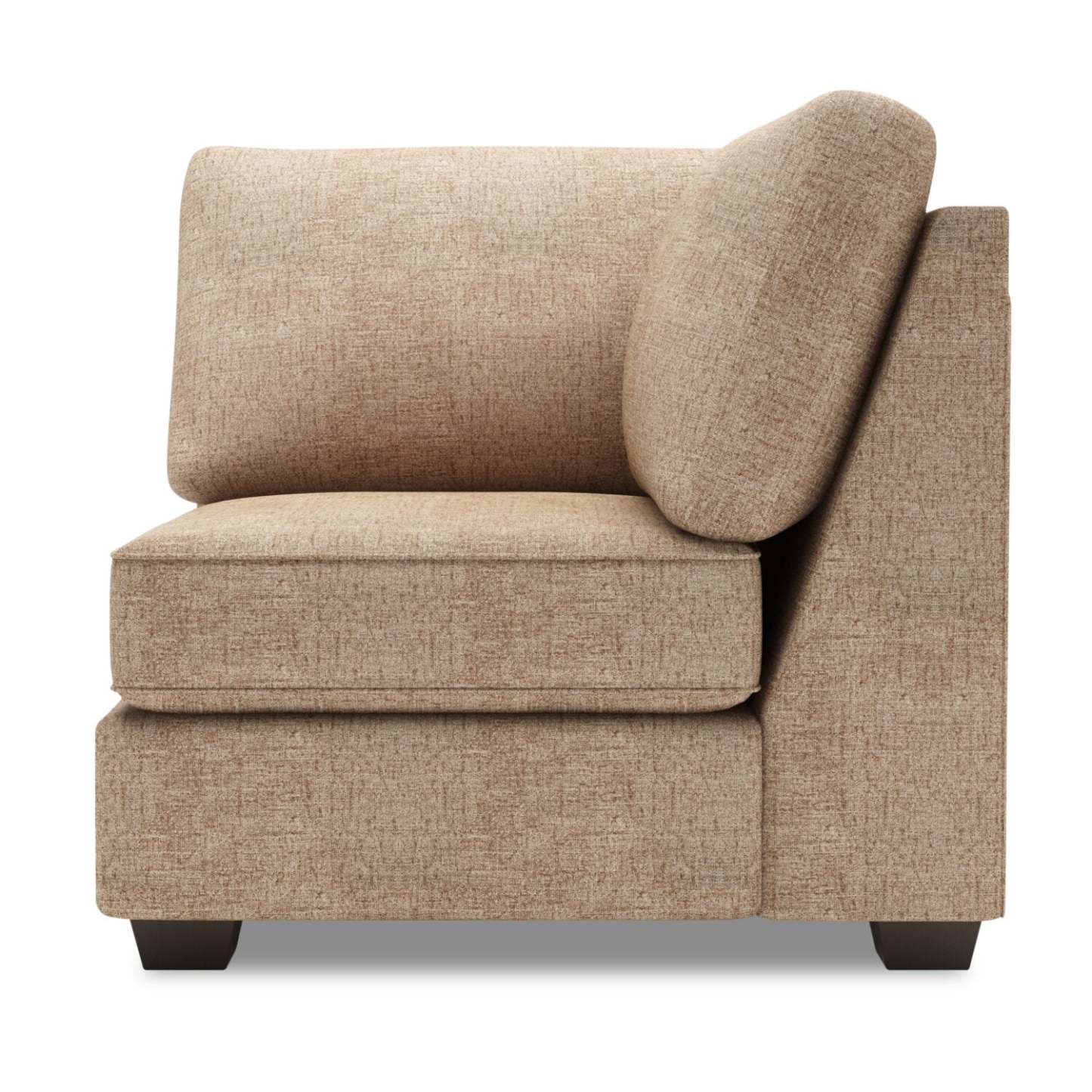 Sofa Lab Roll Square Wedge - Luxe Taupe | Fauteuil carré en coin Roll de la collection Sofa Lab - Luxe Taupe | RO882893
