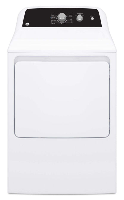 GE 6,2 Cu. Fort. Sécheuse électrique avec cycle SaniFresh – Blanc - GTX34EBMRWS | Sécheuse électrique GE de 6,2 pi³ avec cycle SaniFresh - blanche - GTX34EBMRWS