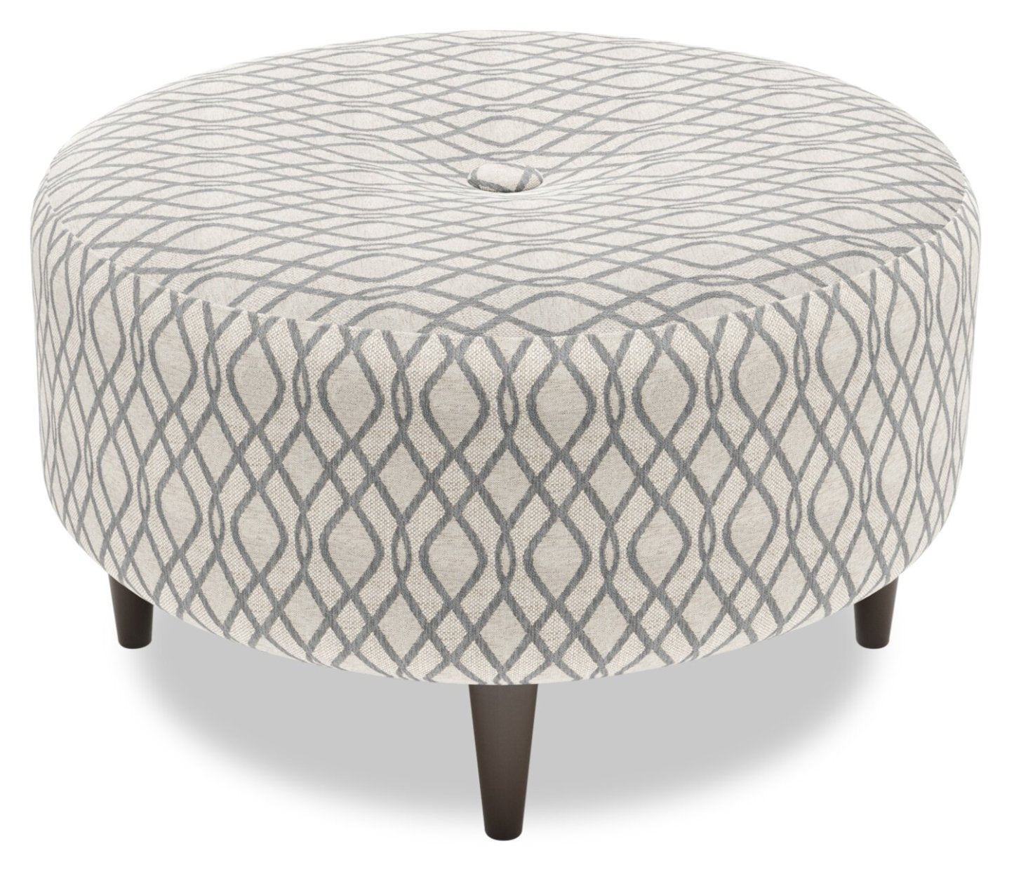 Pouf The Curve 31 en tissu, fabriqué au Canada par Sofa Lab (CURV1153) | Personnalisable