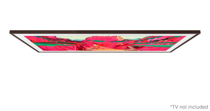 Cadre décoratif personnalisable pour téléviseur The Frame Pro de 85 po de Samsung - brun moderne
