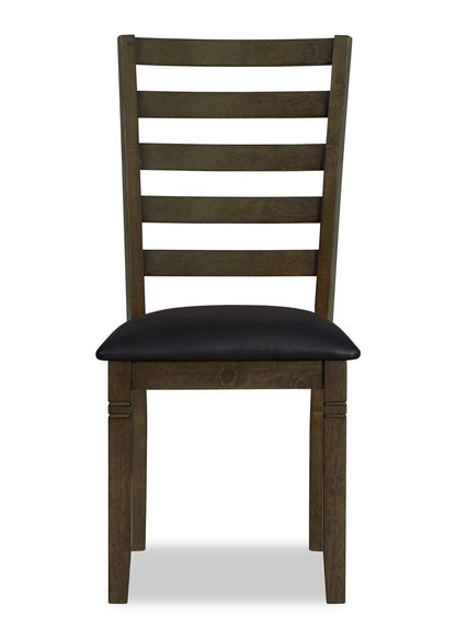 Ensemble de salle à manger Devon 5 pièces avec table et 4 chaises - 60 W, Bois - Brun foncé | Ensemble de salle à manger Devon 5 pièces avec table et 4 chaises - 60 po (L), bois - brun foncé