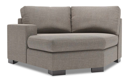 Canapé Lab Track LAF Cuddler - Luna Smoke | Fauteuil Cuddler de gauche Track de la collection Sofa Lab - Luna Smoke | TR872391