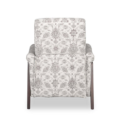 Fauteuil à inclinaison par poussée Mallie de 32 po en tissu chenille - ardoise multicolore Limbu
