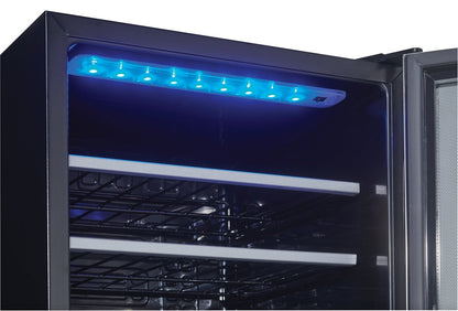 Danby 17,7 3,3 Cu. Fort. Refroidisseur à vin à une porte - Acier inoxydable - DWC93BLSDBR1 | Réfrigérateur à vin Danby de 3,3 pi³ et de 17,7 po à 1 porte - acier inoxydable - DWC93BLSDBR1