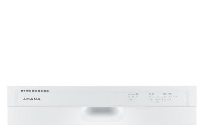 Lave-vaisselle Amana 24 59 dBA à commande frontale avec système de lavage à triple filtre - Blanc - ADFS2524RW | Lave-vaisselle Amana à 59 dBA de 24 po avec commandes à l'avant - blanc - ADFS2524RW | ADFS252W